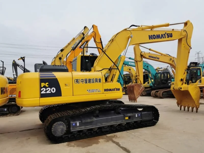 High-Performance Used PC220 Hydraulic Excavator with User-Friendly Operation