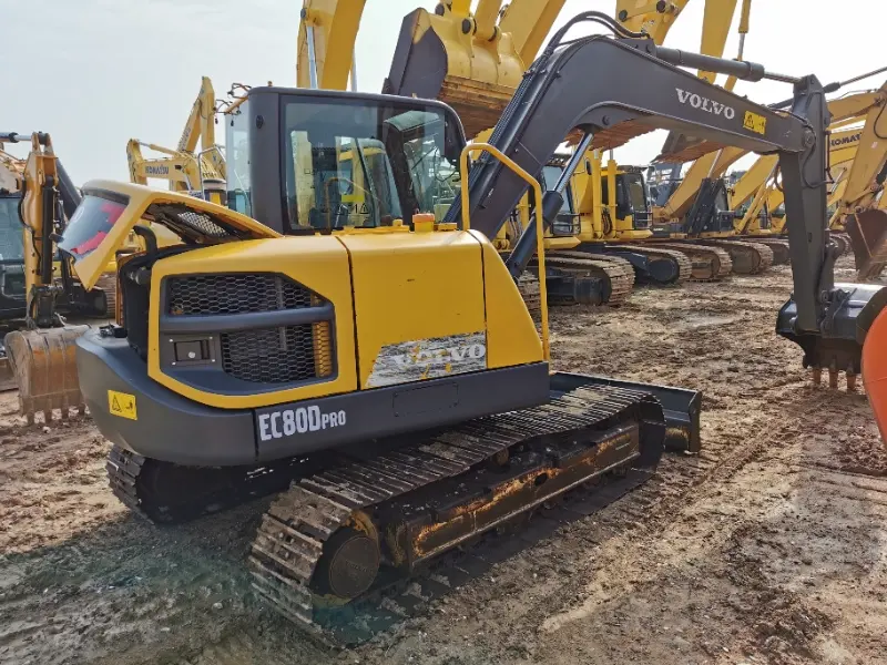 Top Condition 95% New Used Volvo EC80 Mini Excavator Available for Sale