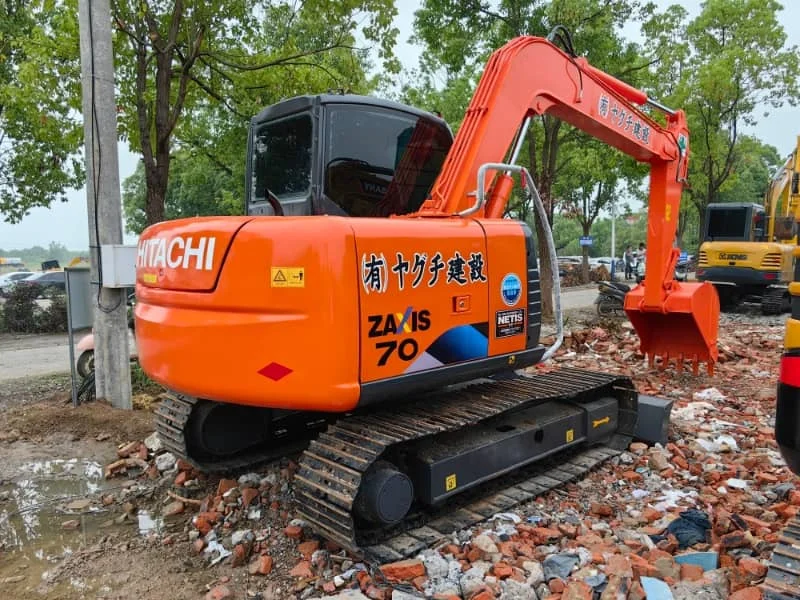 Б/у гидравлический экскаватор Hitachi ZX70 с рыхлителем по конкурентоспособной цене