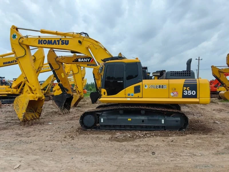 Pelle hydraulique sur chenilles Komatsu PC350 d'occasion à vendre