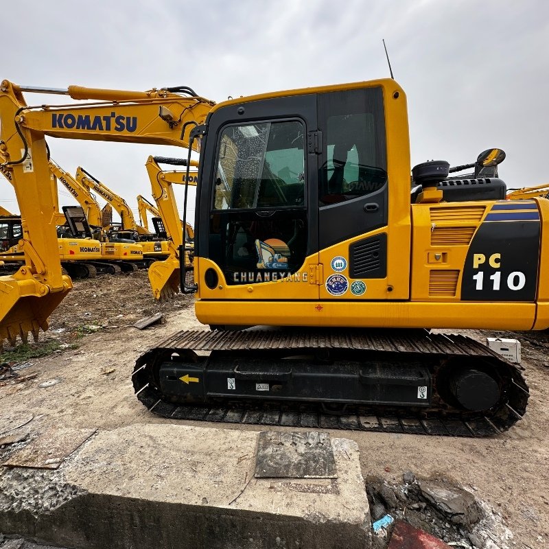 Hochwertiger gebrauchter Komatsu PC110 Raupenbagger zu verkaufen