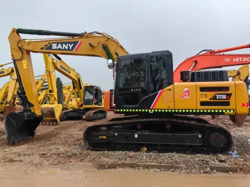 Pre-owned Sany 215C Crawler Excavator Available for Sale