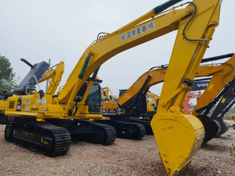 Gebrauchter 40-Tonnen-Hydraulik-Raupenbagger Komatsu PC400 zu verkaufen
