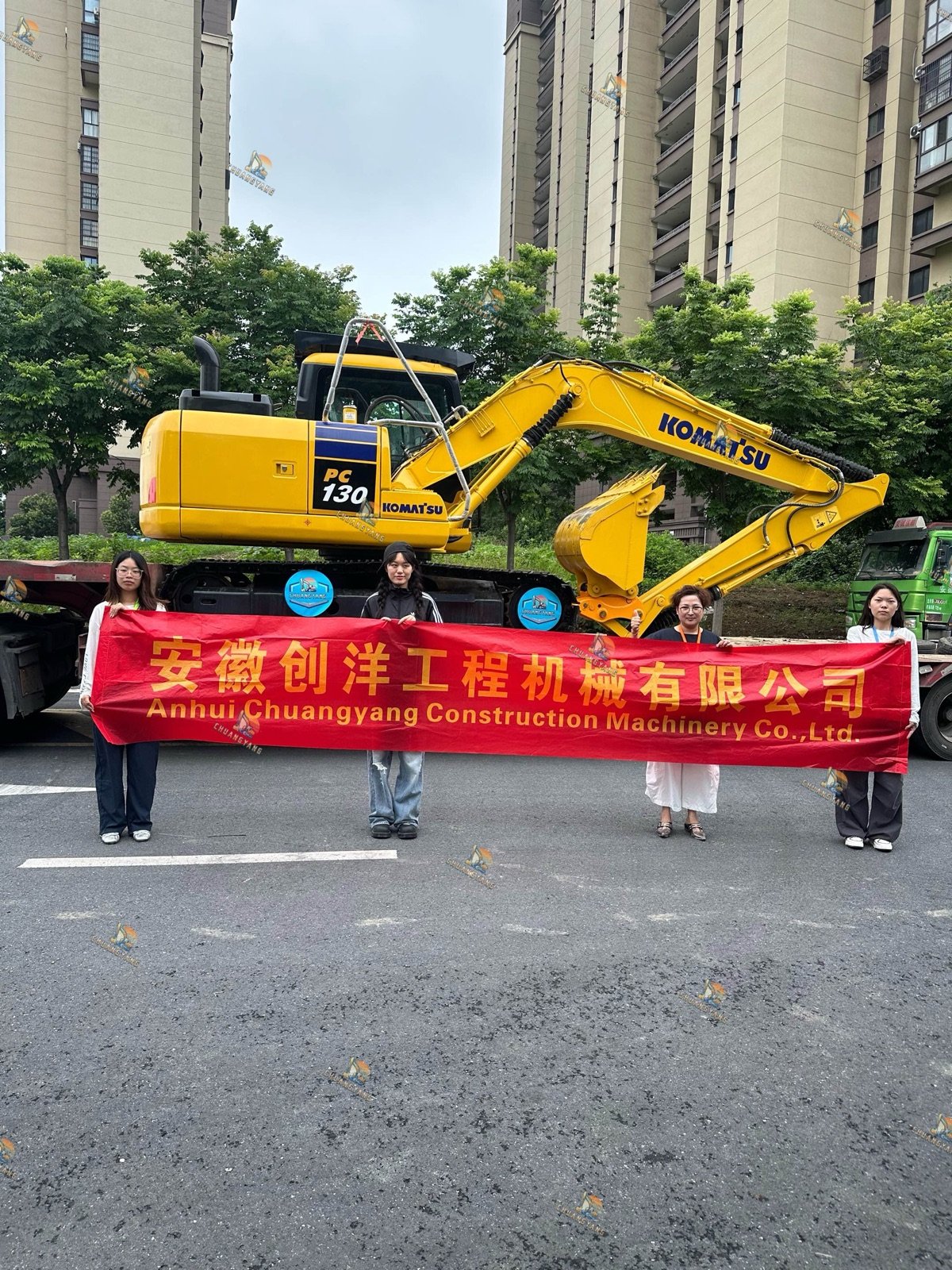 Komatsu PC130 Used Excavator Delivery Strengthens Cooperation